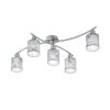 Trio GARDA Plafondlamp Nikkel mat, 5-lichts Trio GARDA Plafondlamp Nikkel mat, 5-lichts