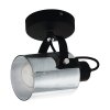 Eglo BERREGAS Spot Chroom, Zwart, 1-licht