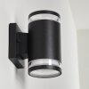 Macoupin Buiten muurverlichting Zwart, 2-lichts