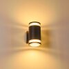 Macoupin Buiten muurverlichting Zwart, 2-lichts