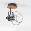 Sundsvall Plafondlamp Hout licht, Zwart, 1-licht