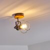 Sundsvall Plafondlamp Hout licht, Zwart, 1-licht