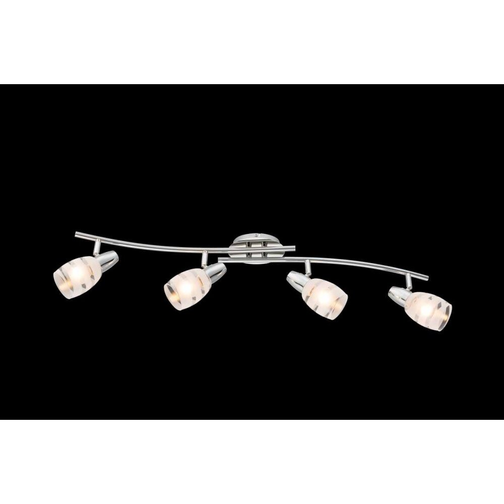 Globo ROY Plafond spot Chroom, 4-lichts main product photo