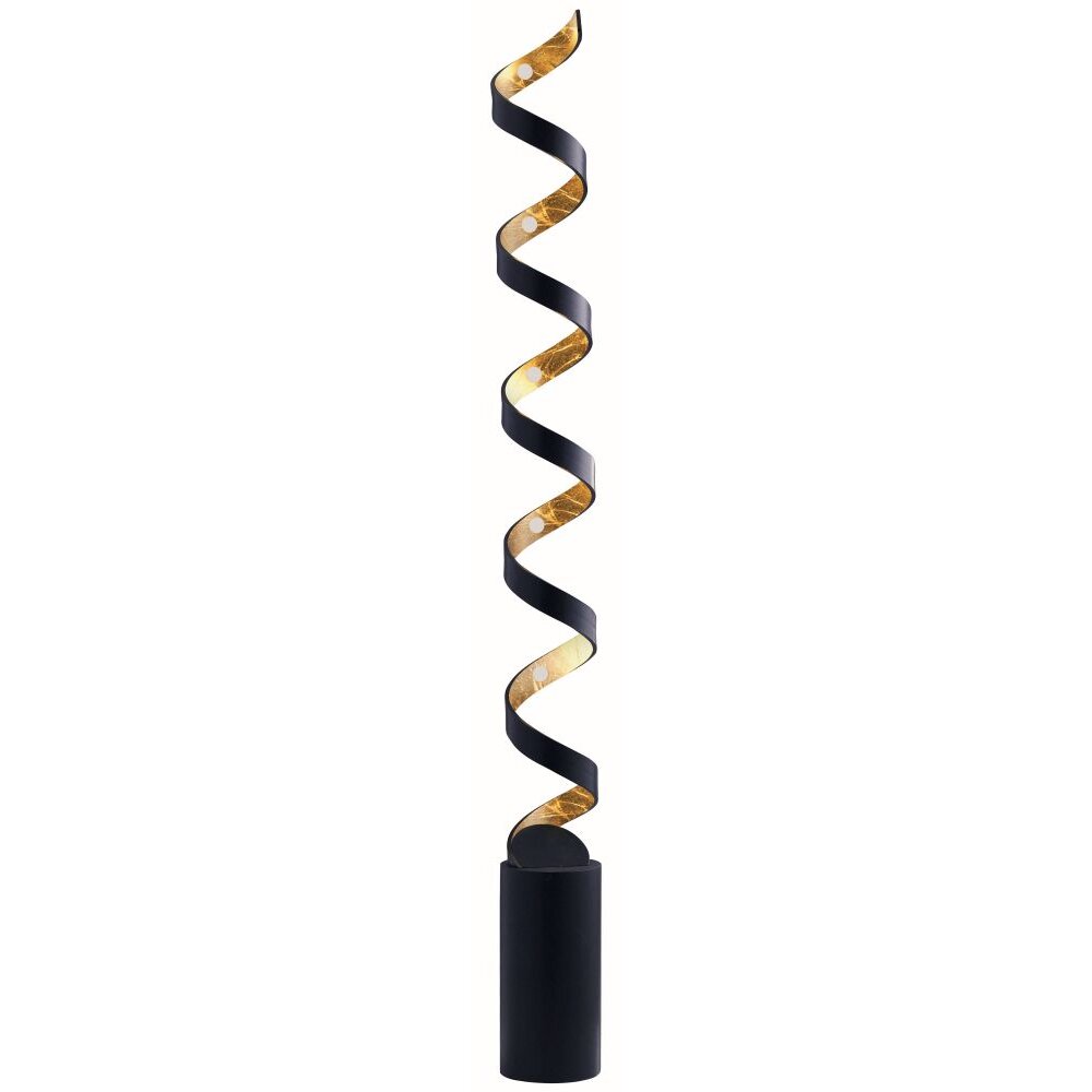 Lutec HELIX Staande lamp Goud, Zwart, 1-licht main product photo