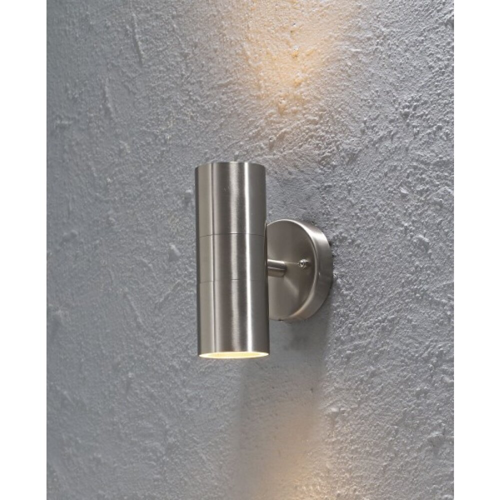 Konstsmide MODENA Muurlamp roestvrij staal, 2-lichts main product photo