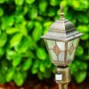 Antibes Padverlichting Bruin, Goud, 1-licht, Bewegingsmelder