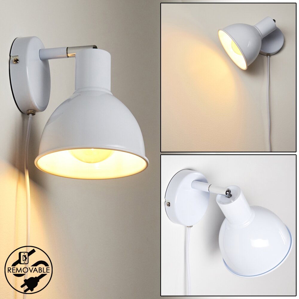 Caney Muurlamp Wit, 1-licht main product photo