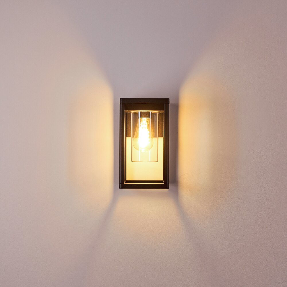 Baoshan Buiten muurverlichting Zwart, 1-licht