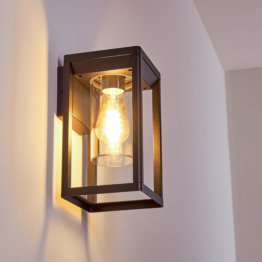 Baoshan Buiten muurverlichting Zwart, 1-licht