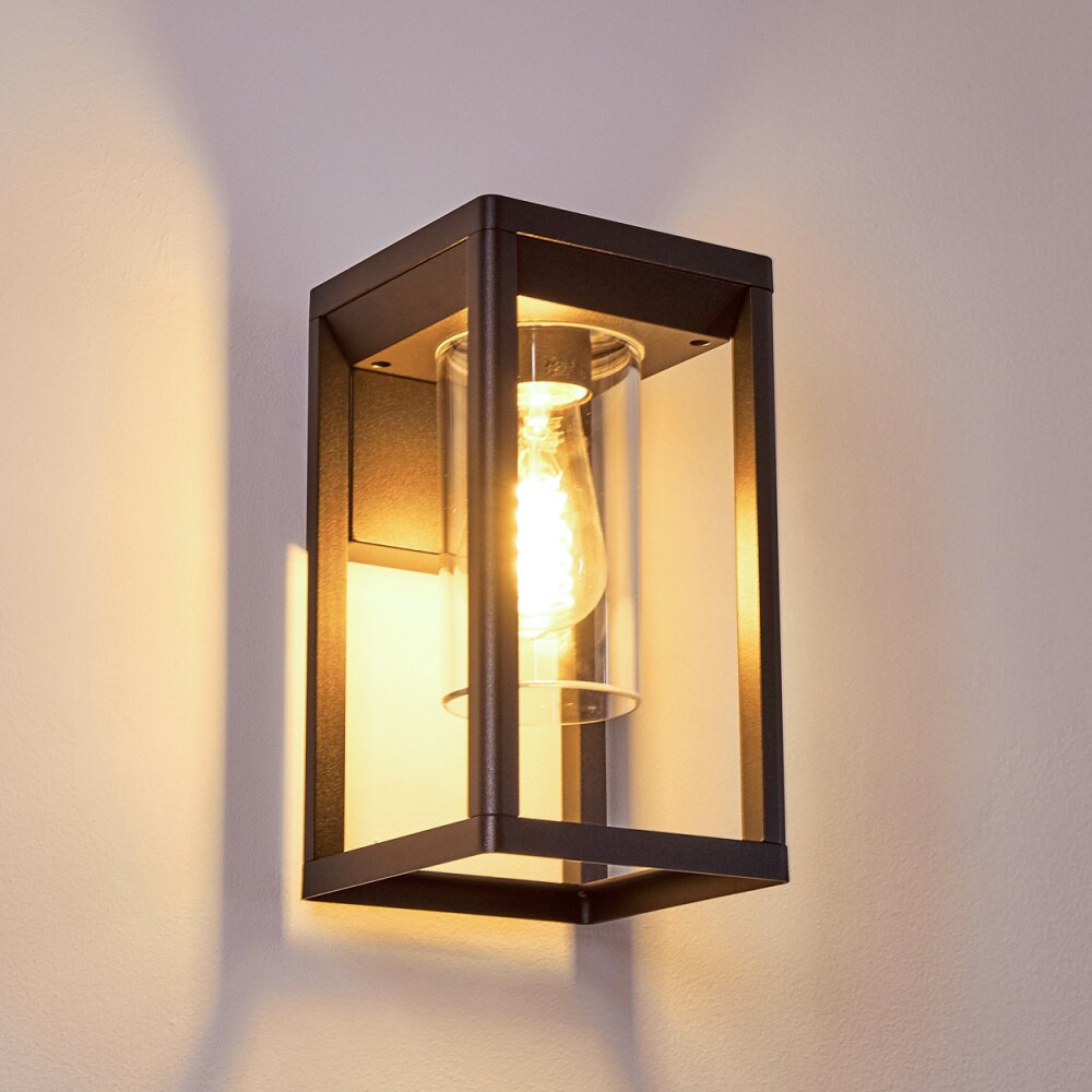 Baoshan Buiten muurverlichting Zwart, 1-licht