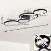 Rodekro Plafondlamp LED Zwart, 1-licht