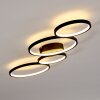 Rodekro Plafondlamp LED Zwart, 1-licht