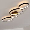 Rodekro Plafondlamp LED Zwart, 1-licht