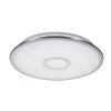 Trio OSAKA Plafondlamp LED Chroom, 1-licht, Afstandsbediening