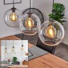 Minhe Hanger Oud zilver, 3-lichts