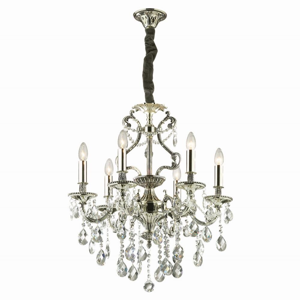 Ideallux GIOCONDA kroonluchter Zilver, 6-lichts main product photo
