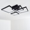 Bacolod Plafondlamp LED Zwart, 1-licht