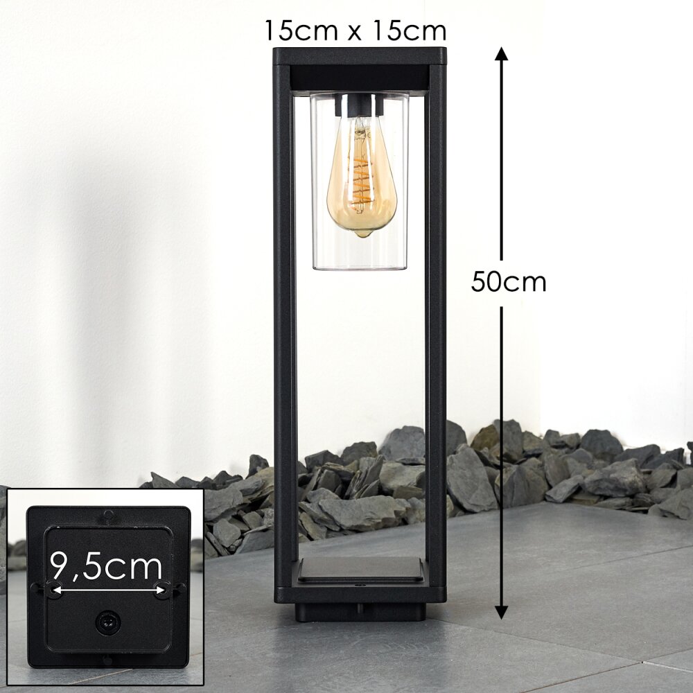 Baoshan Sokkellamp Zwart, 1-licht