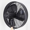 Markham Ventilator Hout licht, Zwart