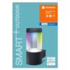 LEDVANCE SMART+ Buiten muurverlichting Grijs, 1-licht, Kleurwisselaar