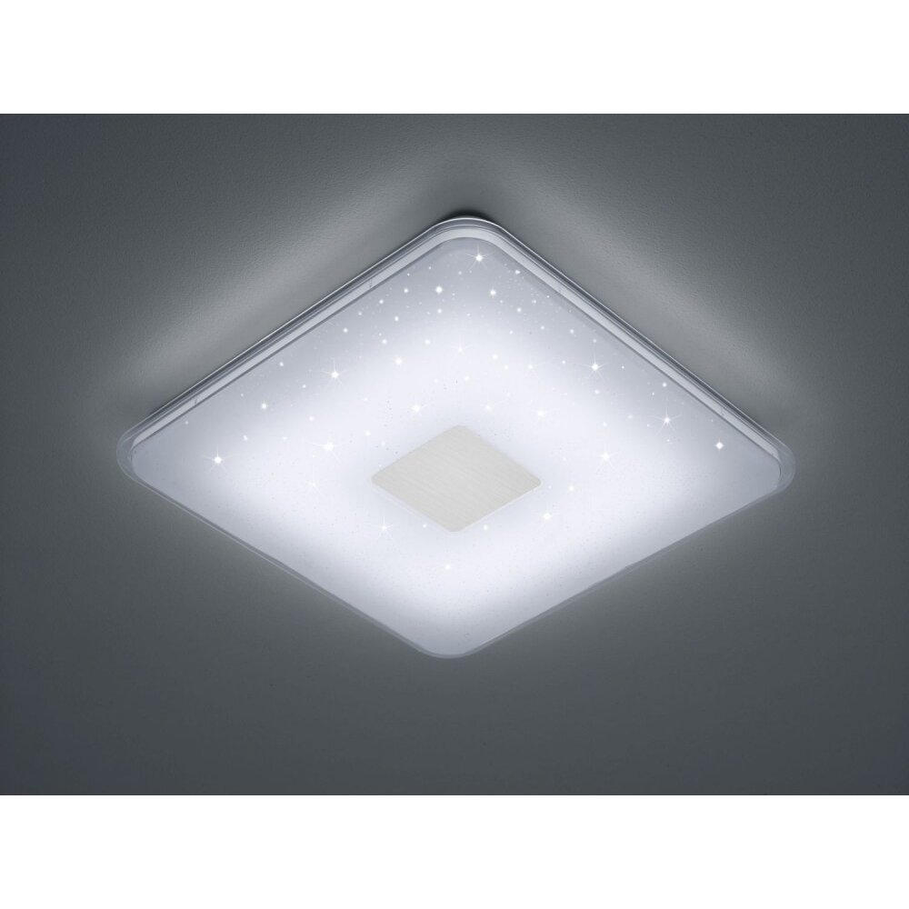 Trio SAMURAI Plafondlamp LED Wit, 1-licht, Afstandsbediening
