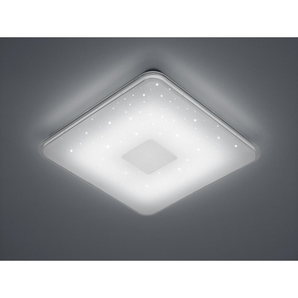 Trio SAMURAI Plafondlamp LED Wit, 1-licht, Afstandsbediening
