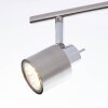 Brilliant ANDRES Plafondlamp Chroom, Nikkel mat, 2-lichts