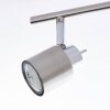 Brilliant ANDRES Plafondlamp Chroom, Nikkel mat, 2-lichts
