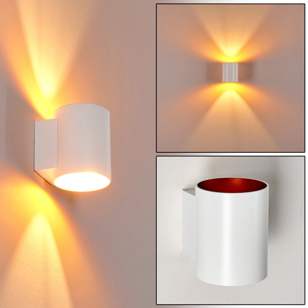Letsbo Muurlamp Goud, Wit, 1-licht main product photo