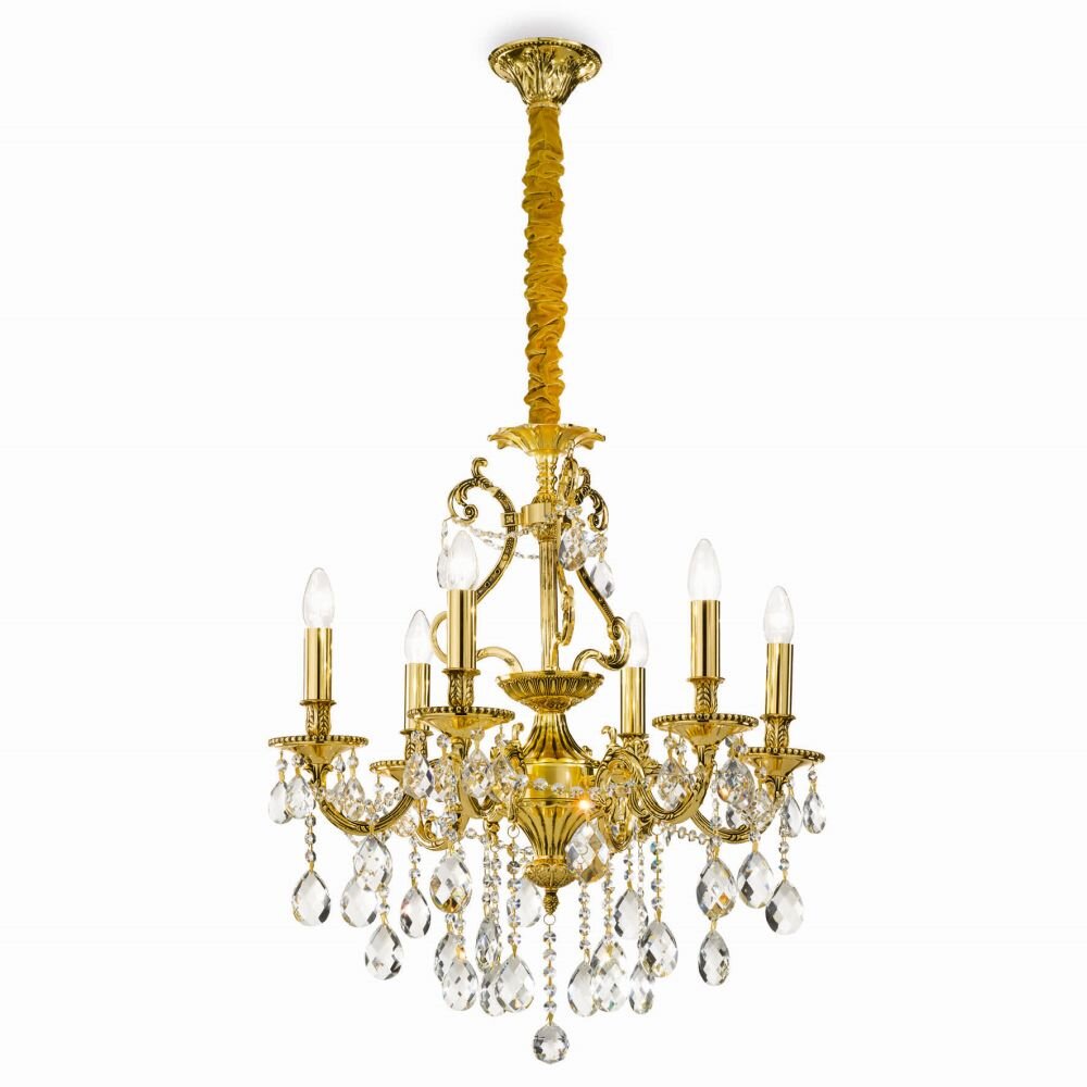 Ideallux GIOCONDA kroonluchter Transparant, Helder, 6-lichts main product photo