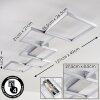 Bacolod Plafondlamp LED Aluminium, 1-licht