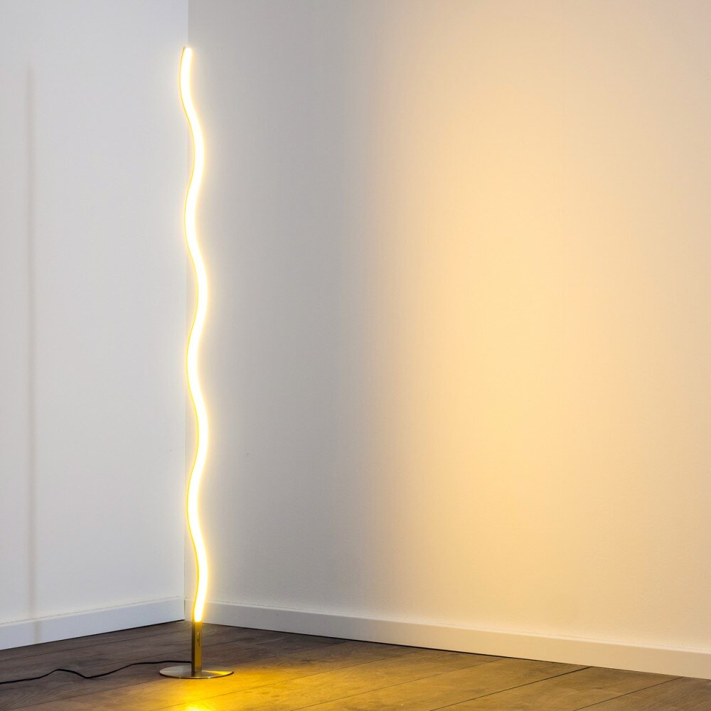 Dillon Staande lamp LED Nikkel mat, 1-licht
