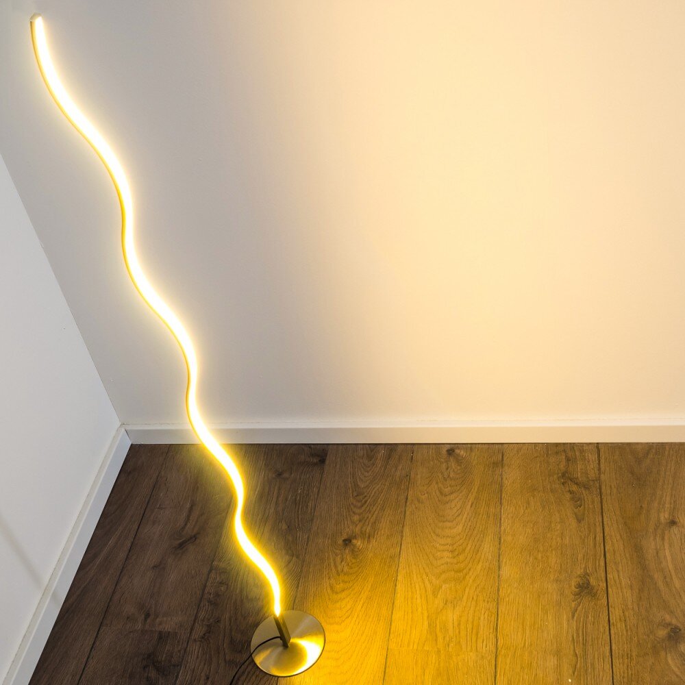 Dillon Staande lamp LED Nikkel mat, 1-licht