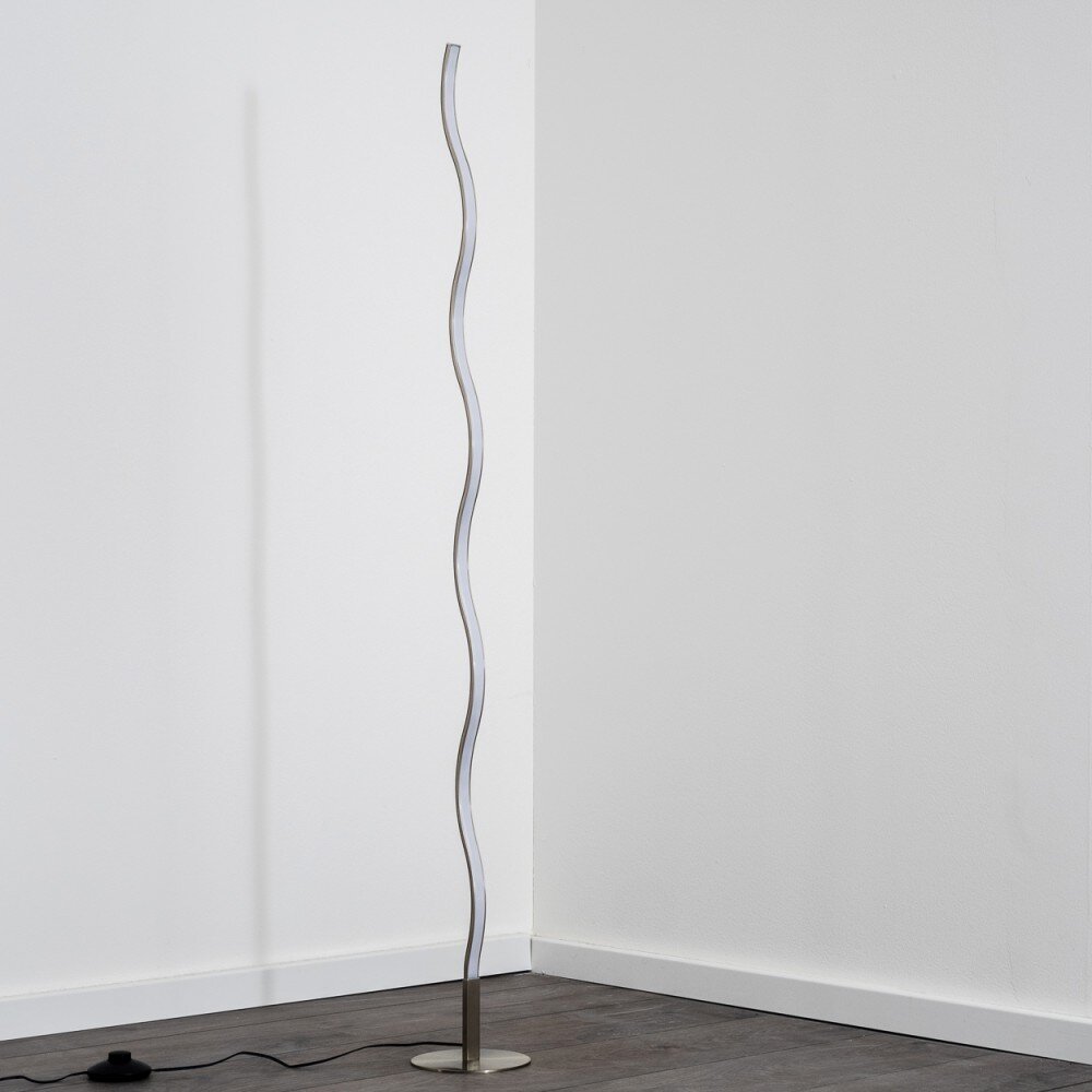 Dillon Staande lamp LED Nikkel mat, 1-licht