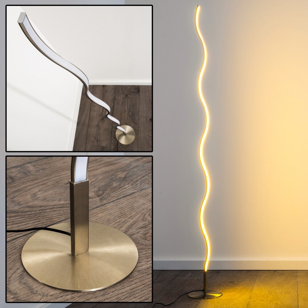 Dillon Staande lamp LED Nikkel mat, 1-licht