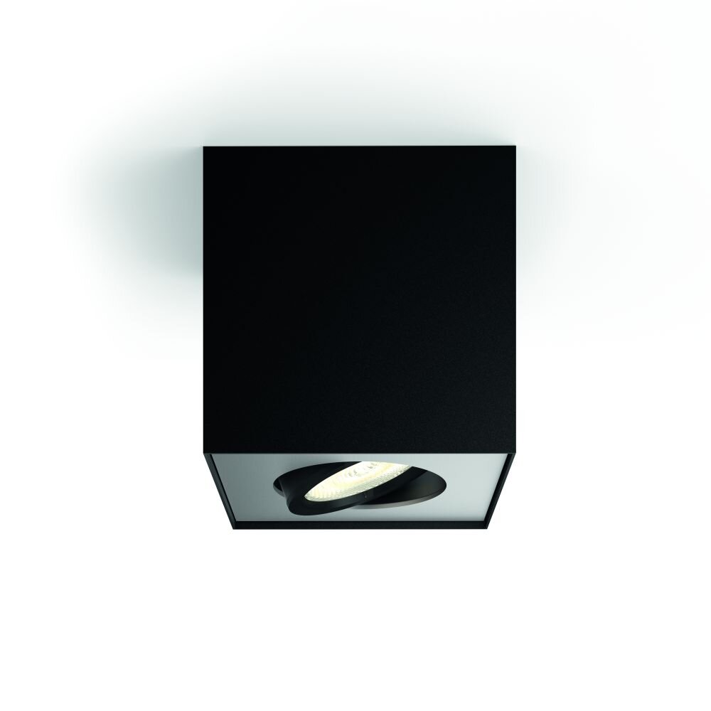 Philips Box Plafondlamp LED Zwart, 1-licht main product photo