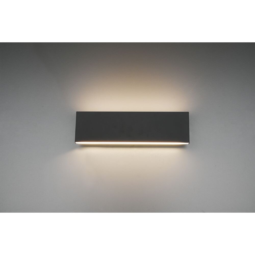 Trio CONCHA Muurlamp LED Antraciet, 2-lichts