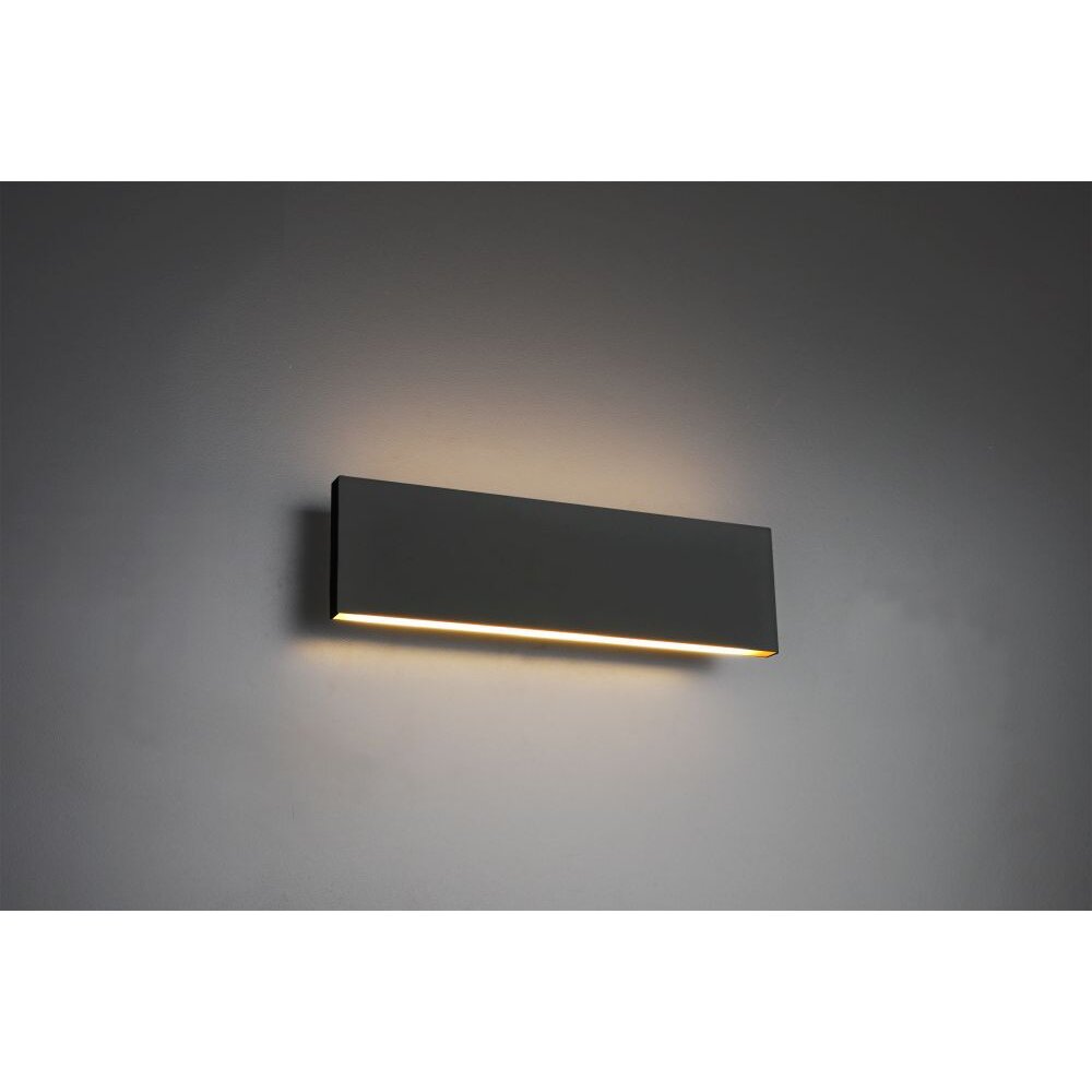 Trio CONCHA Muurlamp LED Antraciet, 2-lichts