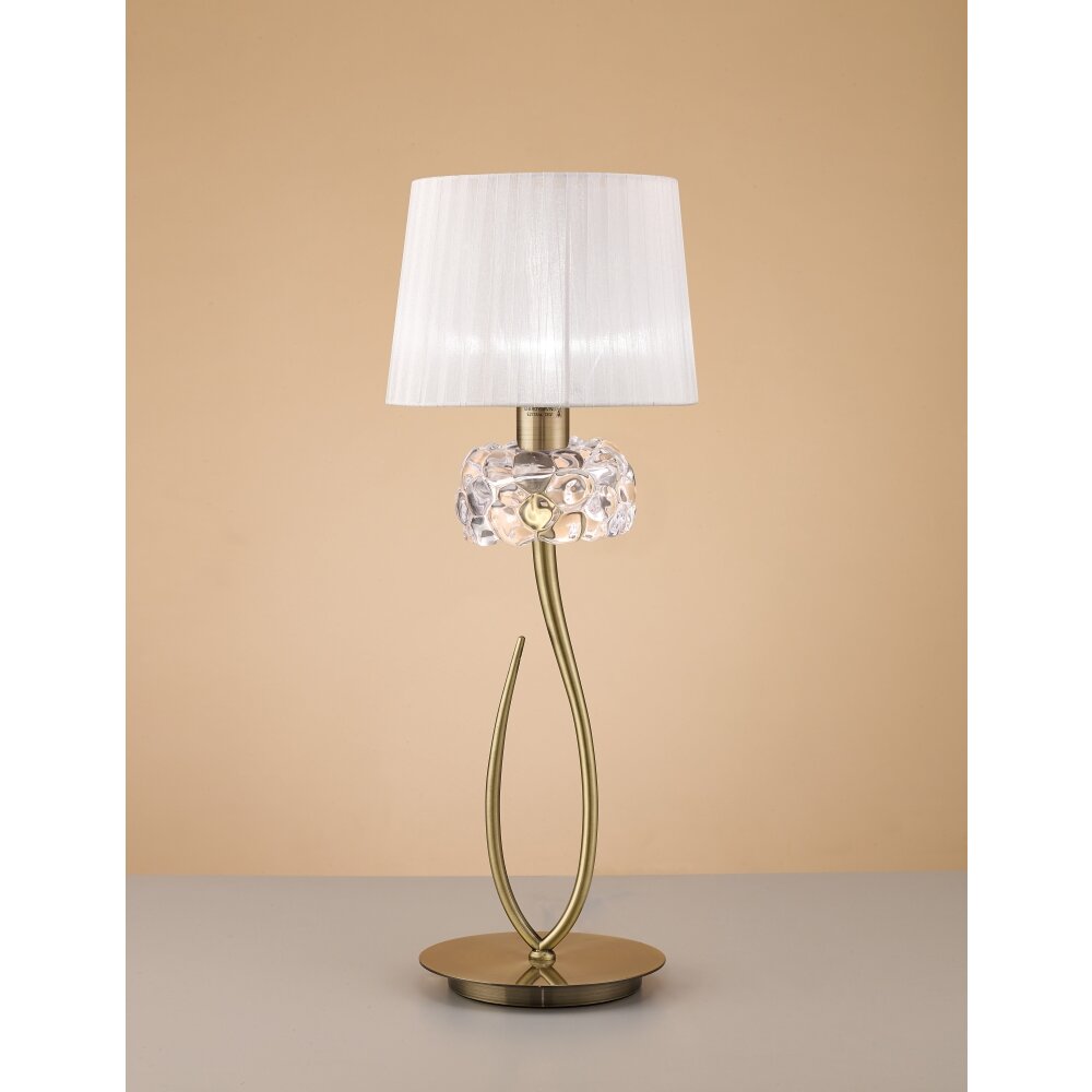 Mantra LOEWE Tafellamp Bruin, 1-licht main product photo