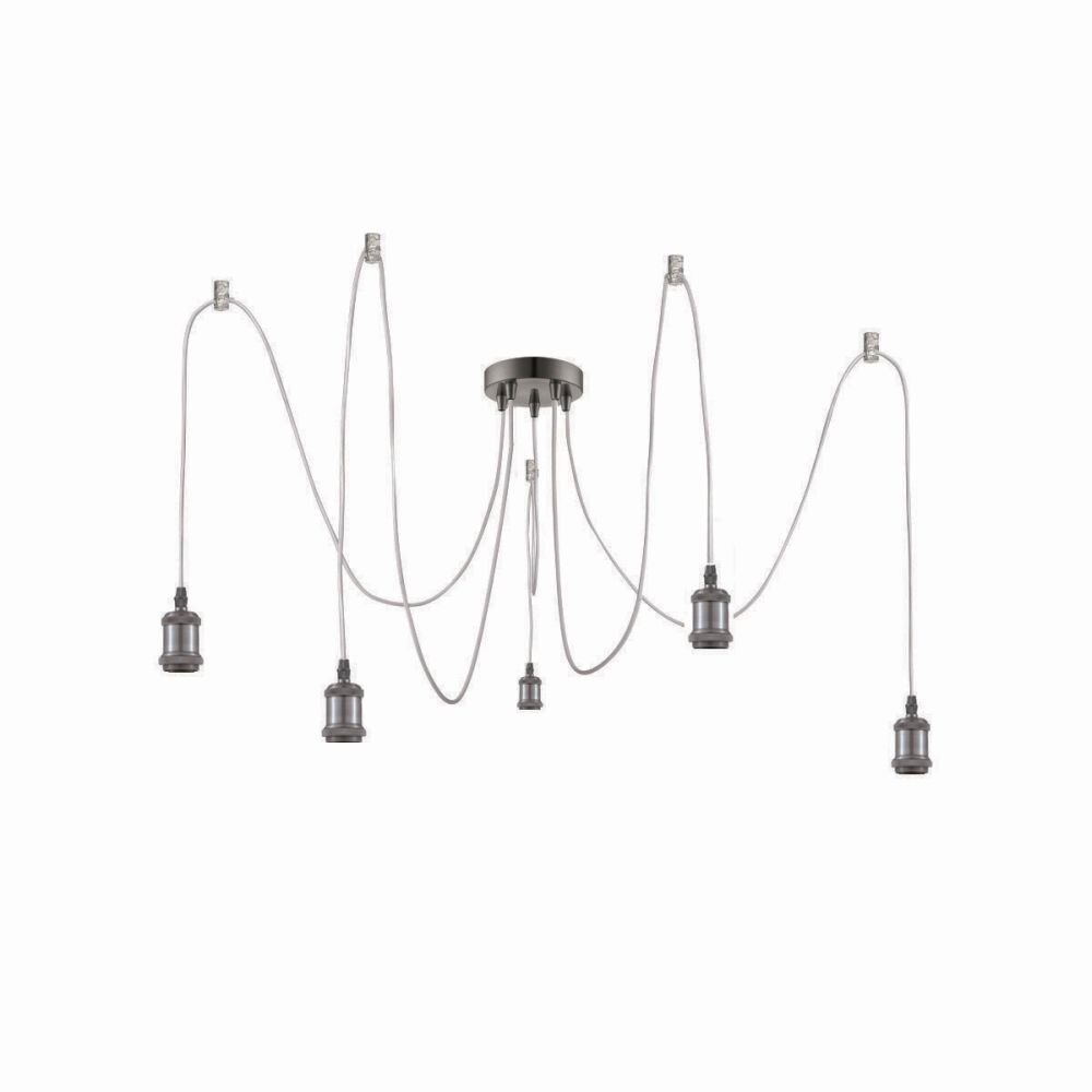 Globo OLIVER Hanger Zwart, 5-lichts main product photo