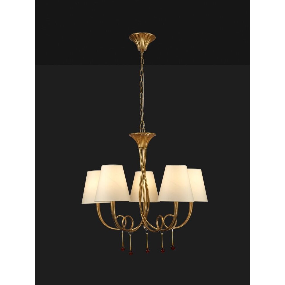 Mantra PAOLA Hanglamp Goud, 5-lichts main product photo