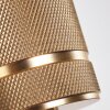 Okudari Muurlamp Zwart-Goud, 1-licht