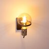 Okudari Muurlamp Zwart-Goud, 1-licht