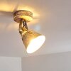 Berkeley Plafondlamp Hout licht, Gegalvaniseerd, 1-licht