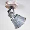 Berkeley Plafondlamp Hout licht, Gegalvaniseerd, 1-licht