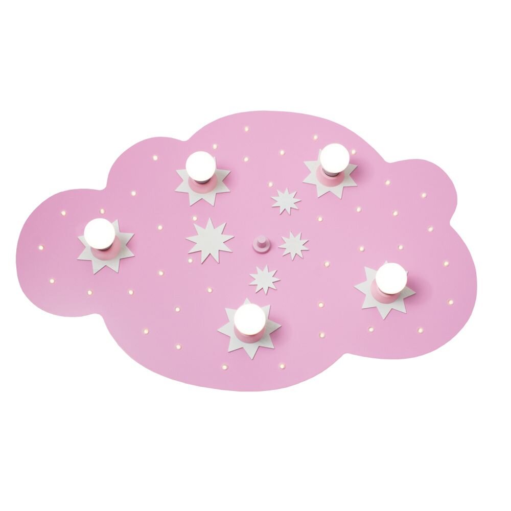 Elobra STERNENWOLKE Plafondlamp Roze, 5-lichts main product photo