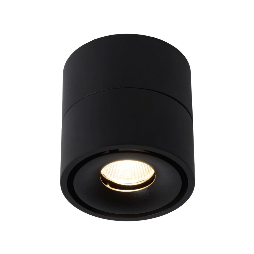 Lucide YUMIKO Plafond spot LED Zwart, 1-licht main product photo