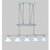 Trio STAMINA Hanglamp roestvrij staal, Nikkel mat, 5-lichts