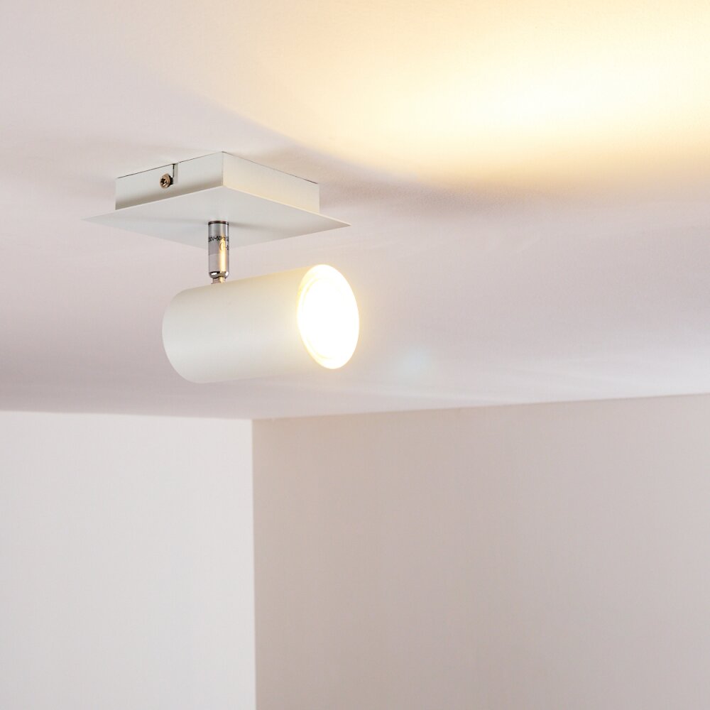 Zuoz Plafondlamp Wit, 1-licht