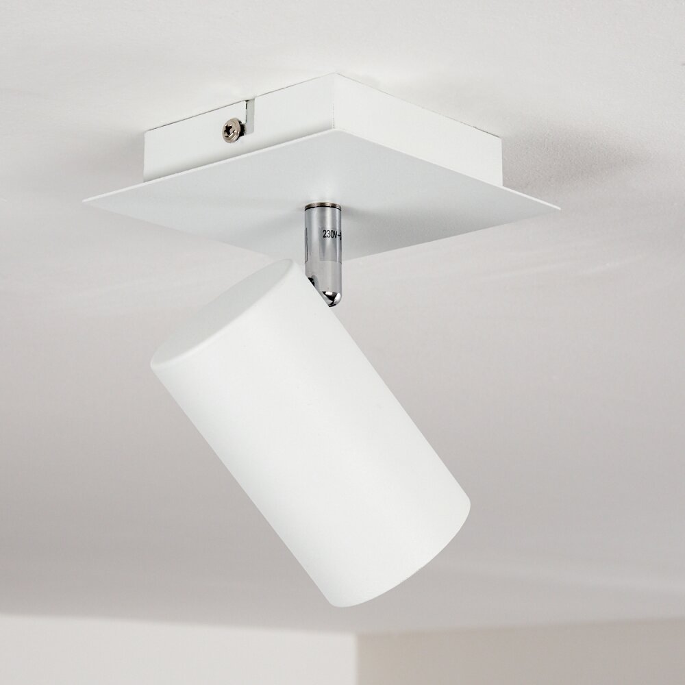 Zuoz Plafondlamp Wit, 1-licht